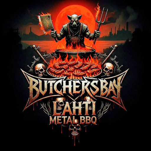 Butchers Bay Logo with Pig