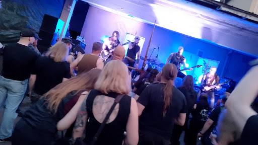 Band on stage